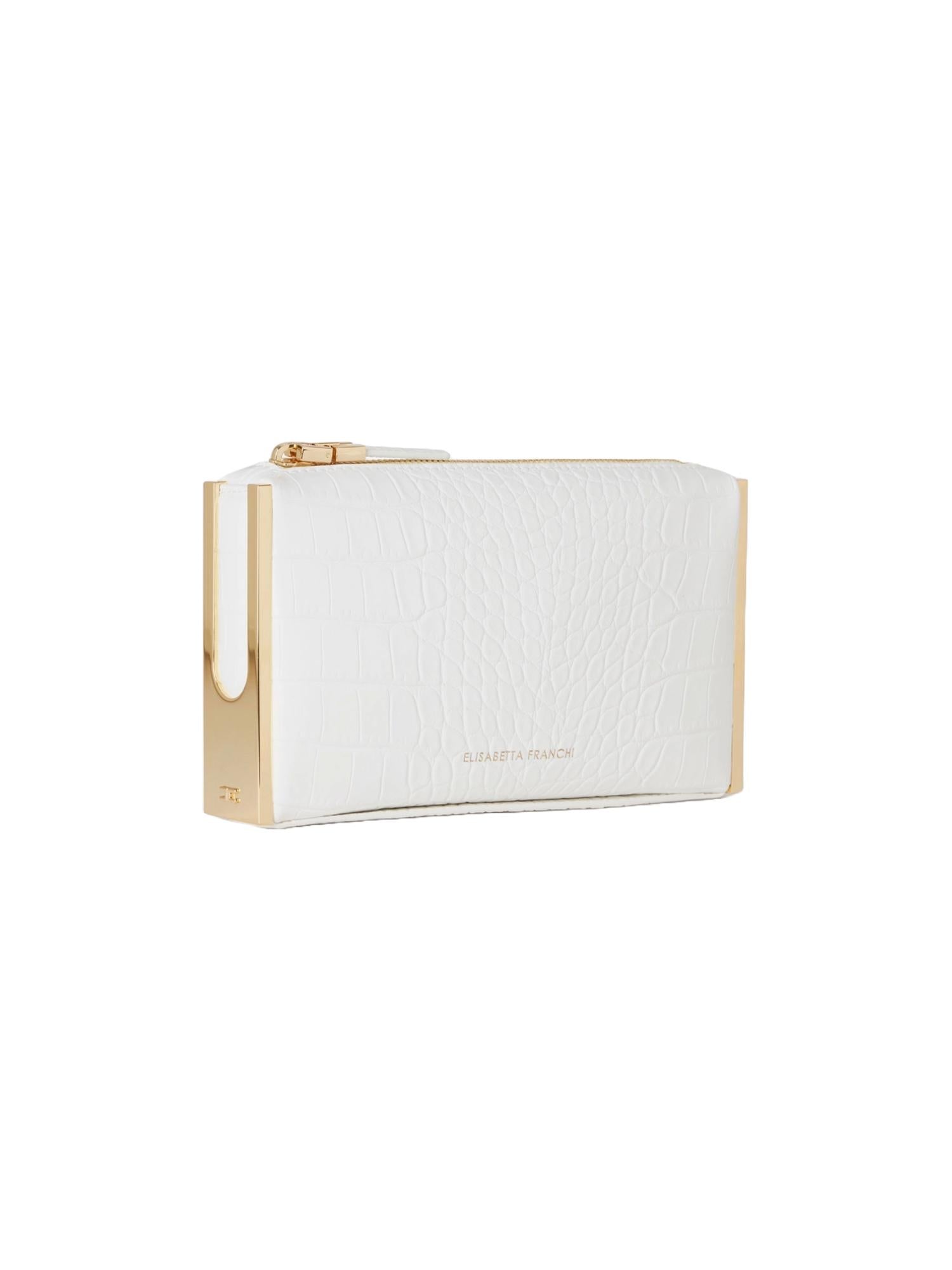 Elisabetta Franchi Borsa clutch con zip
