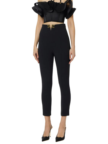 Elisabetta Franchi Pantalone con dettaglio logo