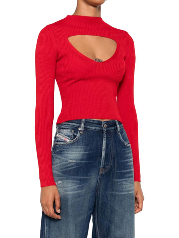 Diesel Maglia in lana con scollo M-Olina