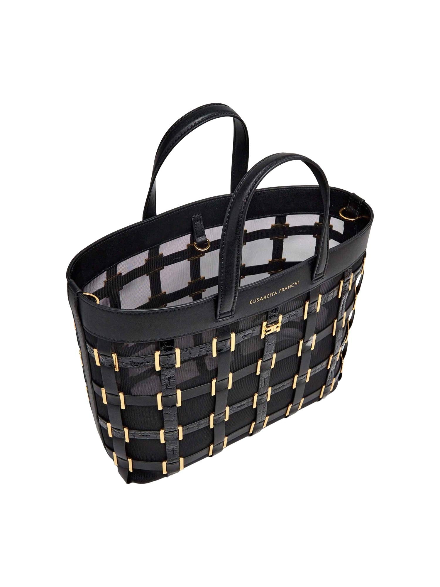 Elisabetta Franchi Borsa in rete con anelle