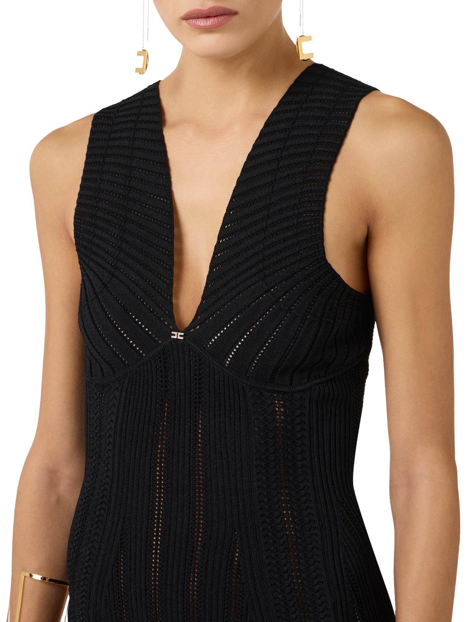 Elisabetta Franchi Abito in maglia a jour