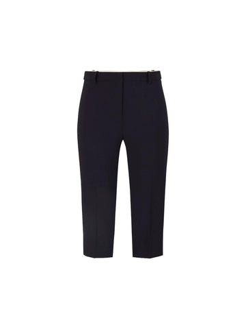 Elisabetta Franchi Pantalone 7/8 con bande in raso