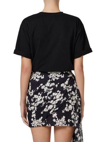 Elisabetta Franchi T-shirt con patch logo