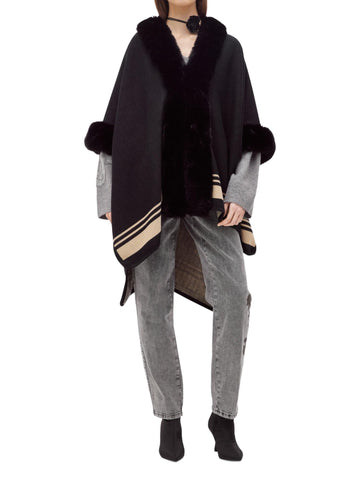 Blugirl Cappa con ecopelliccia