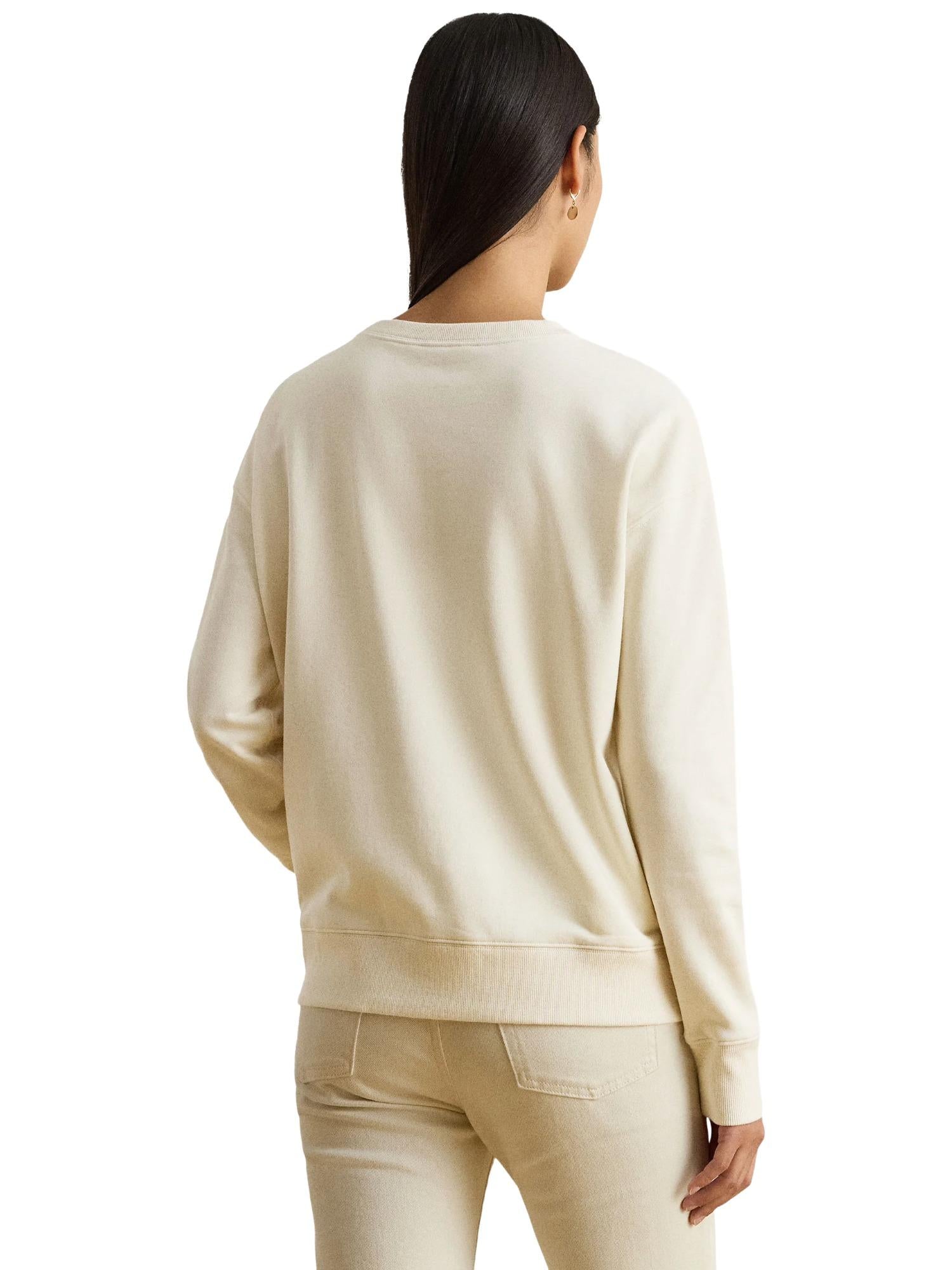 Lauren Ralph Lauren Felpa con logo ricamato Kappy