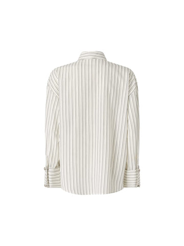 Camicia Oversize con Cravatta Rimovibile