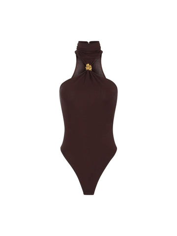 Elisabetta Franchi Body con fermanodo gioiello