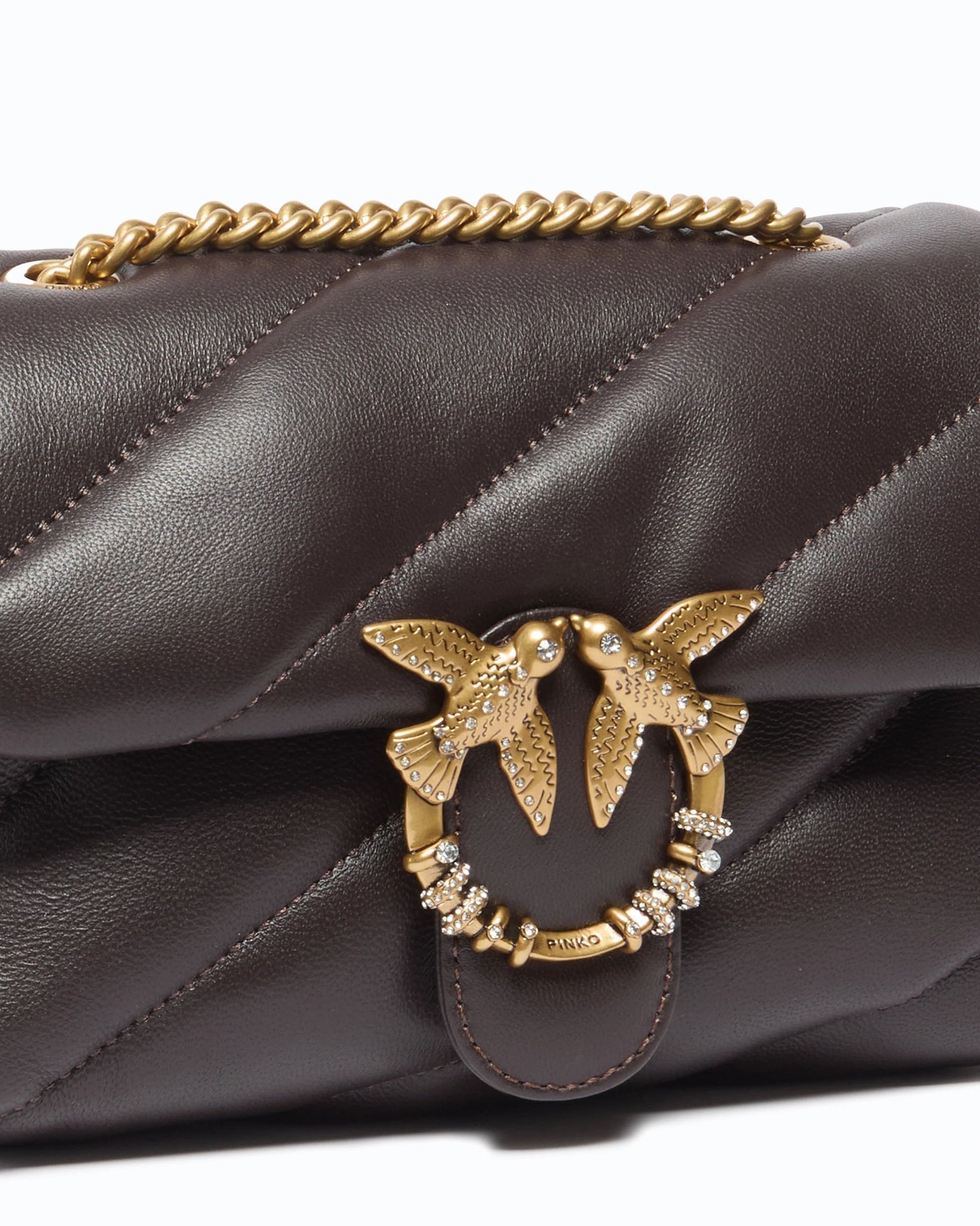 Pinko Tracolla con Fibbia Love Birds Diamond Cut donna
