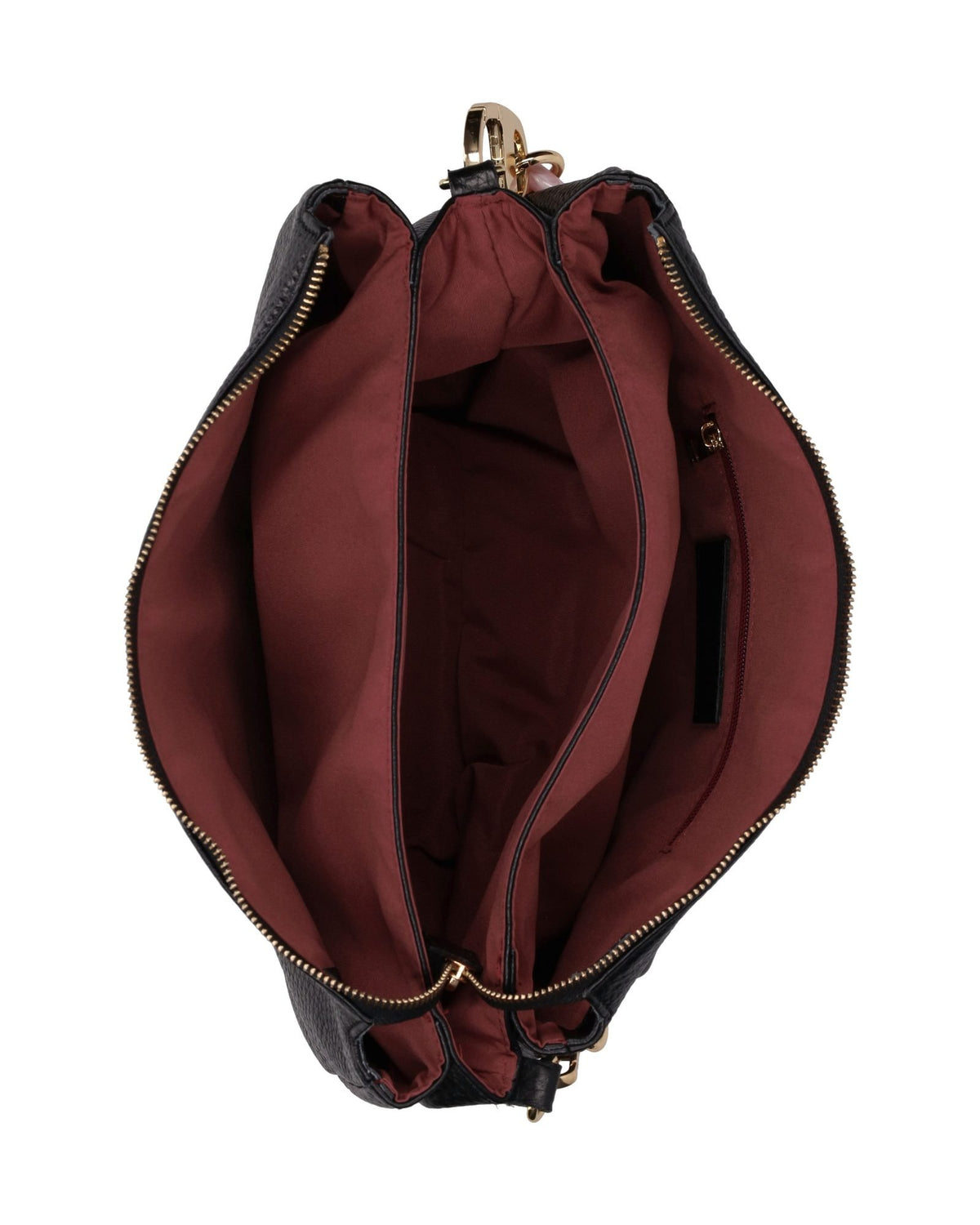 Borsa a Spalla con Maxi Catena Bicolore