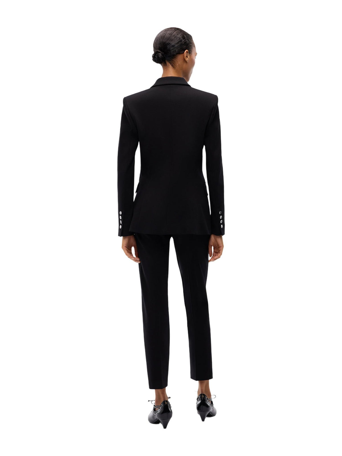 Pantalone slim fit bello con piega stirata