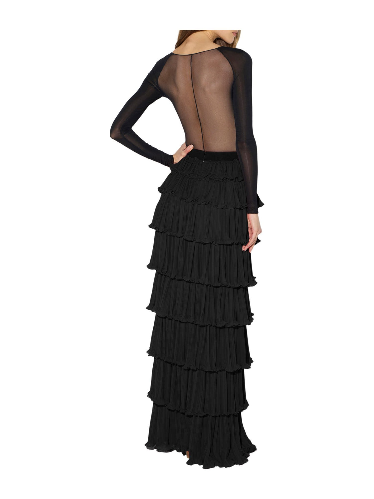 Body in jersey stretch e tulle