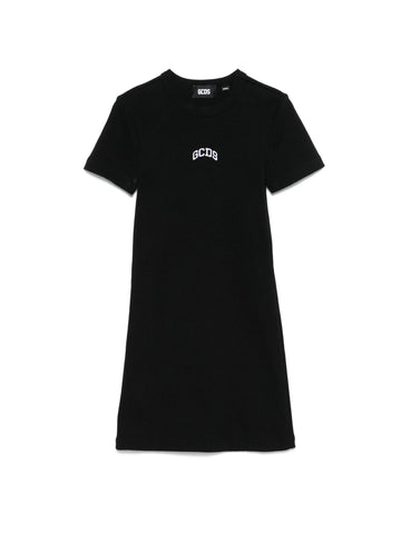 GCDS Mini abito a costine Lounge Logo