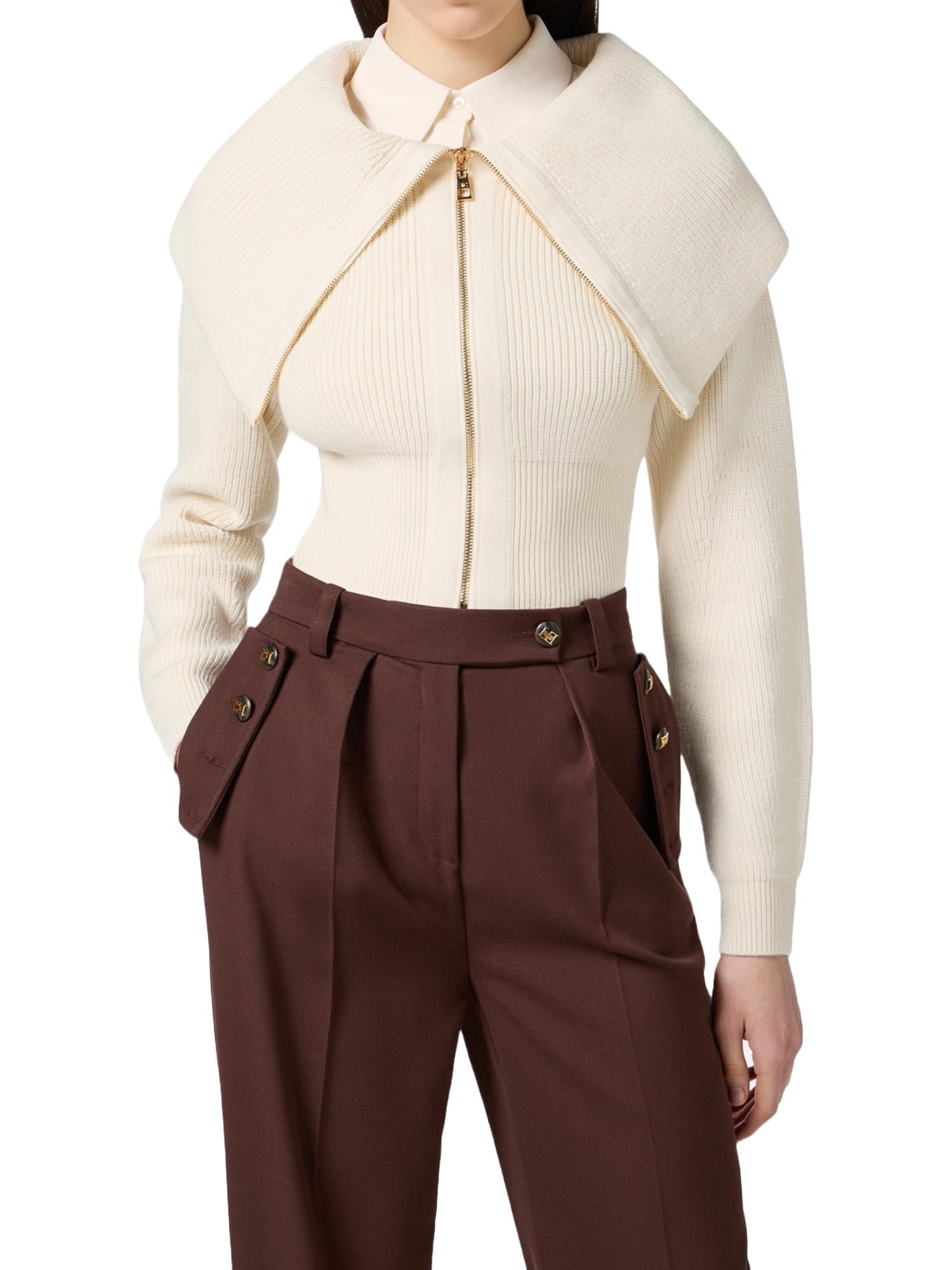 Elisabetta Franchi Cardigan con zip