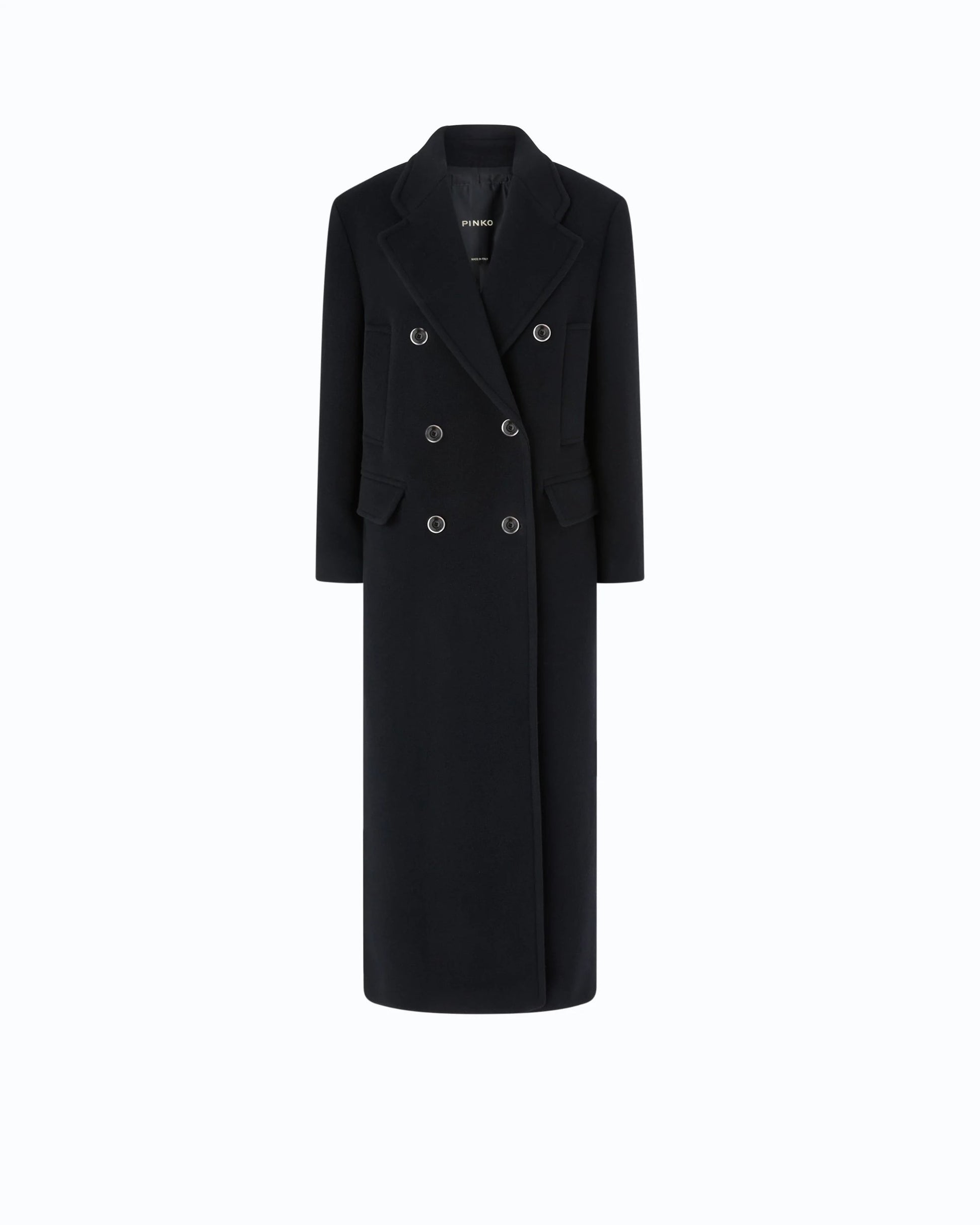 Pinko Cappotto Lungo Oversize in Misto Lana donna