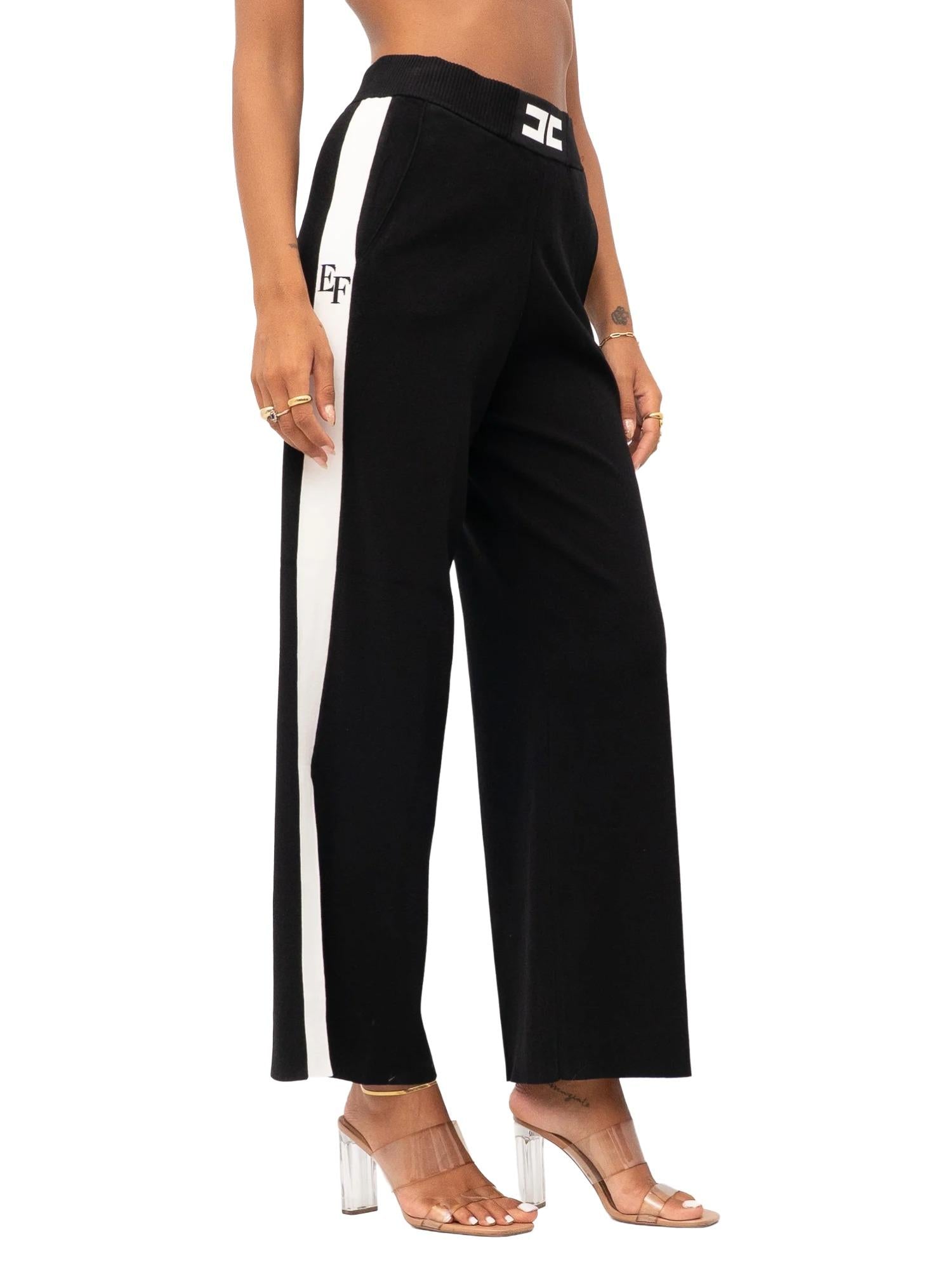 Elisabetta Franchi Pantalone con bande laterali