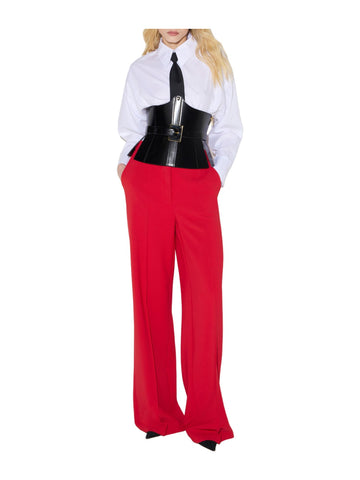 Camicia in popeline con cravattino