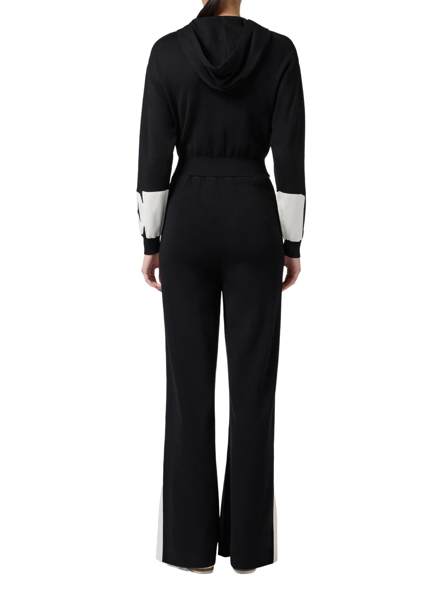 Elisabetta Franchi Tuta con bande a contrasto