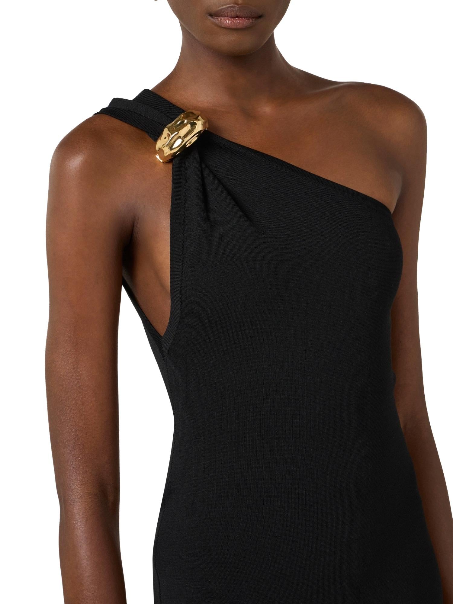 Elisabetta Franchi Abito Red Carpet con fermanodo gioiello