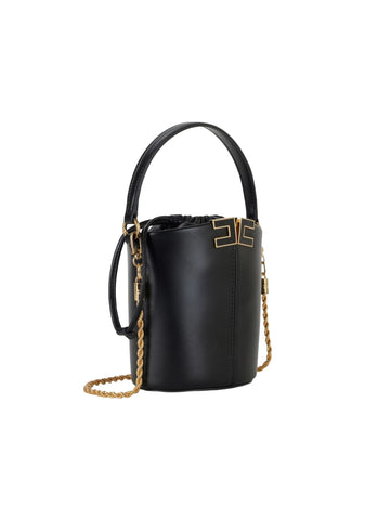 Elisabetta Franchi Borsa a secchiello con logo