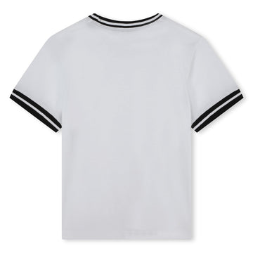 DKNY T-shirt con profili a contrasto