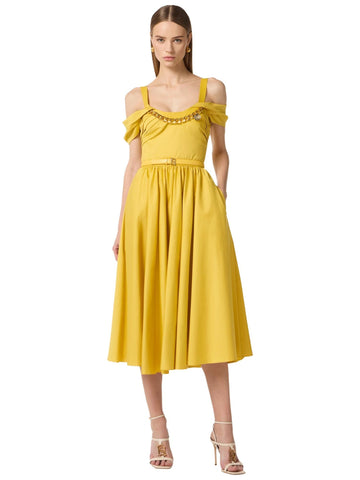 Elisabetta Franchi Abito con catena gioiello