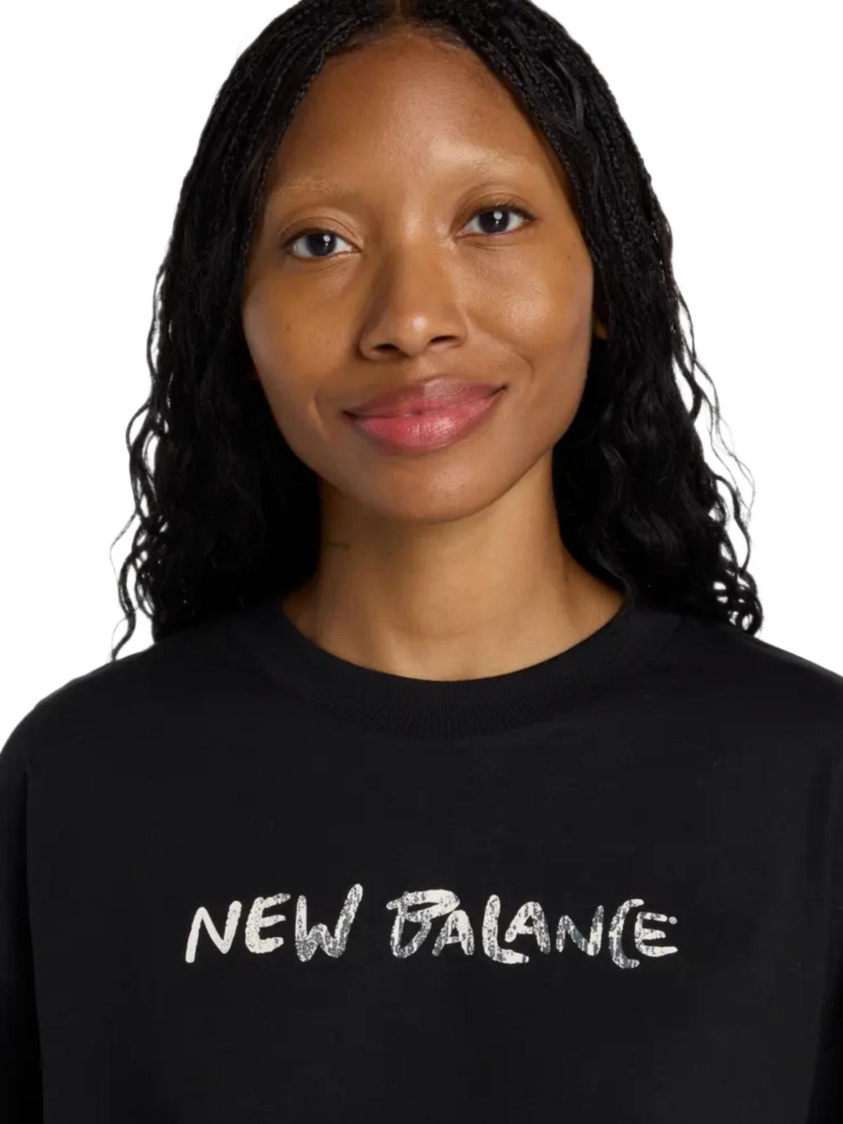 New Balance T-shirt oversize con stampa