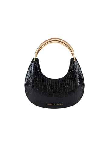 Elisabetta Franchi Borsa hobo piccola con stampa cocco