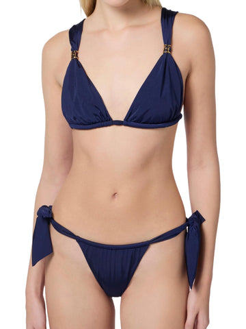 Elisabetta Franchi Costume due pezzi drappeggiato