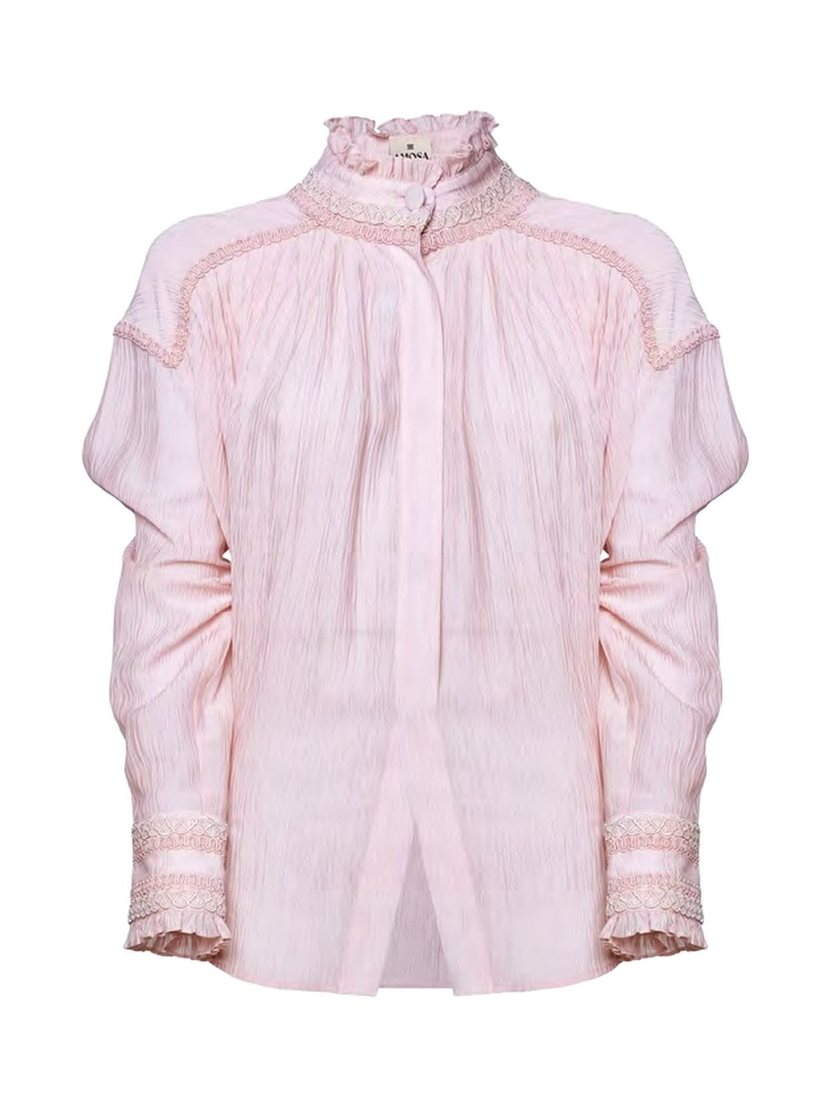 Camicia con Collo alla Coreana