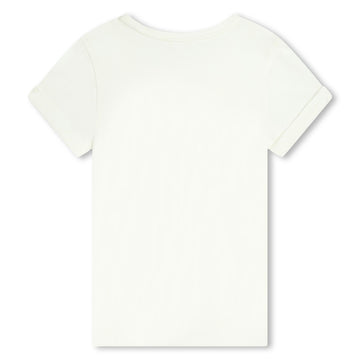 Chloè T-shirt con logo ricamato