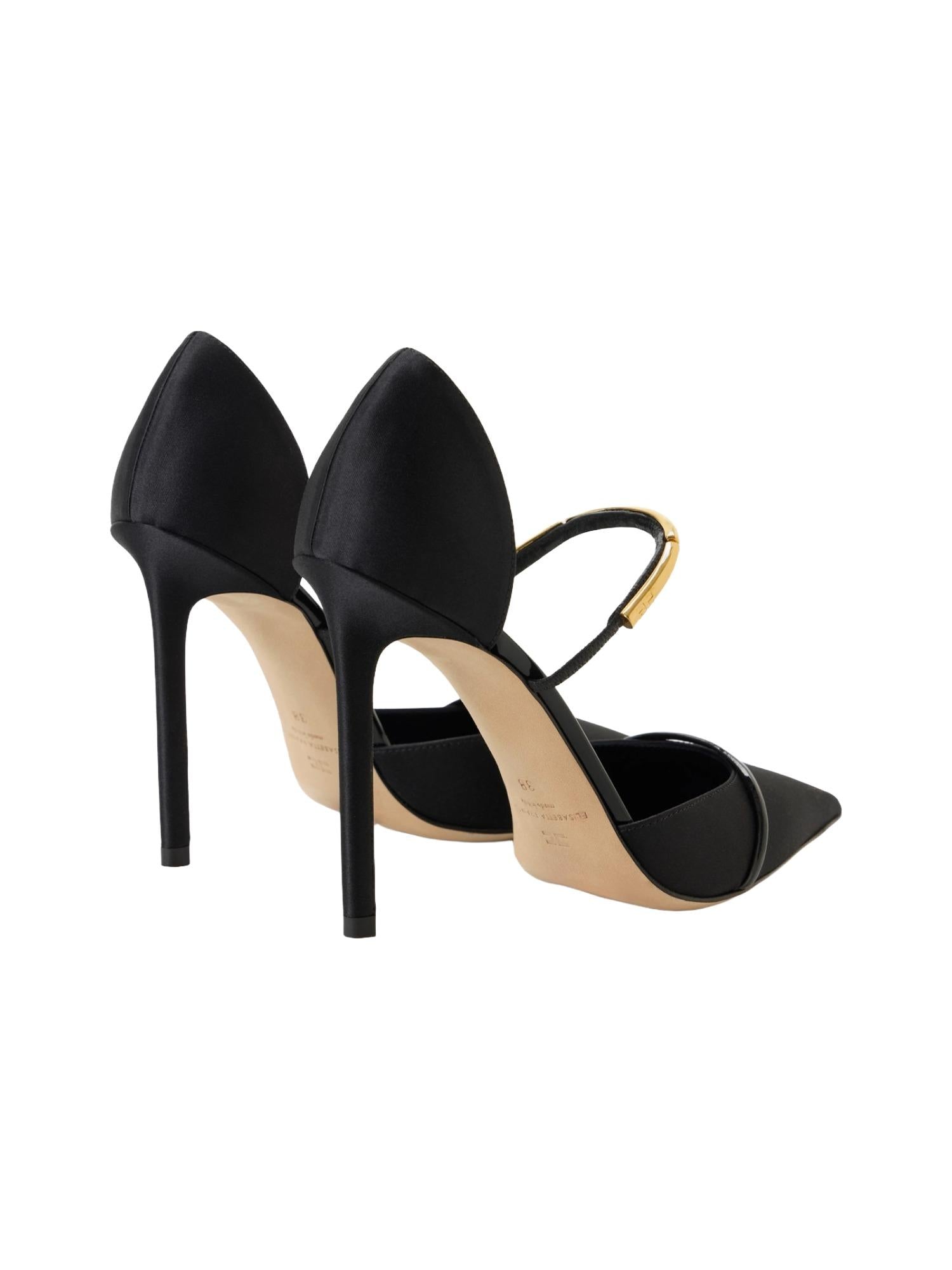 Elisabetta Franchi Decolletè D'Orsay con dettaglio gioiello 10,5 cm