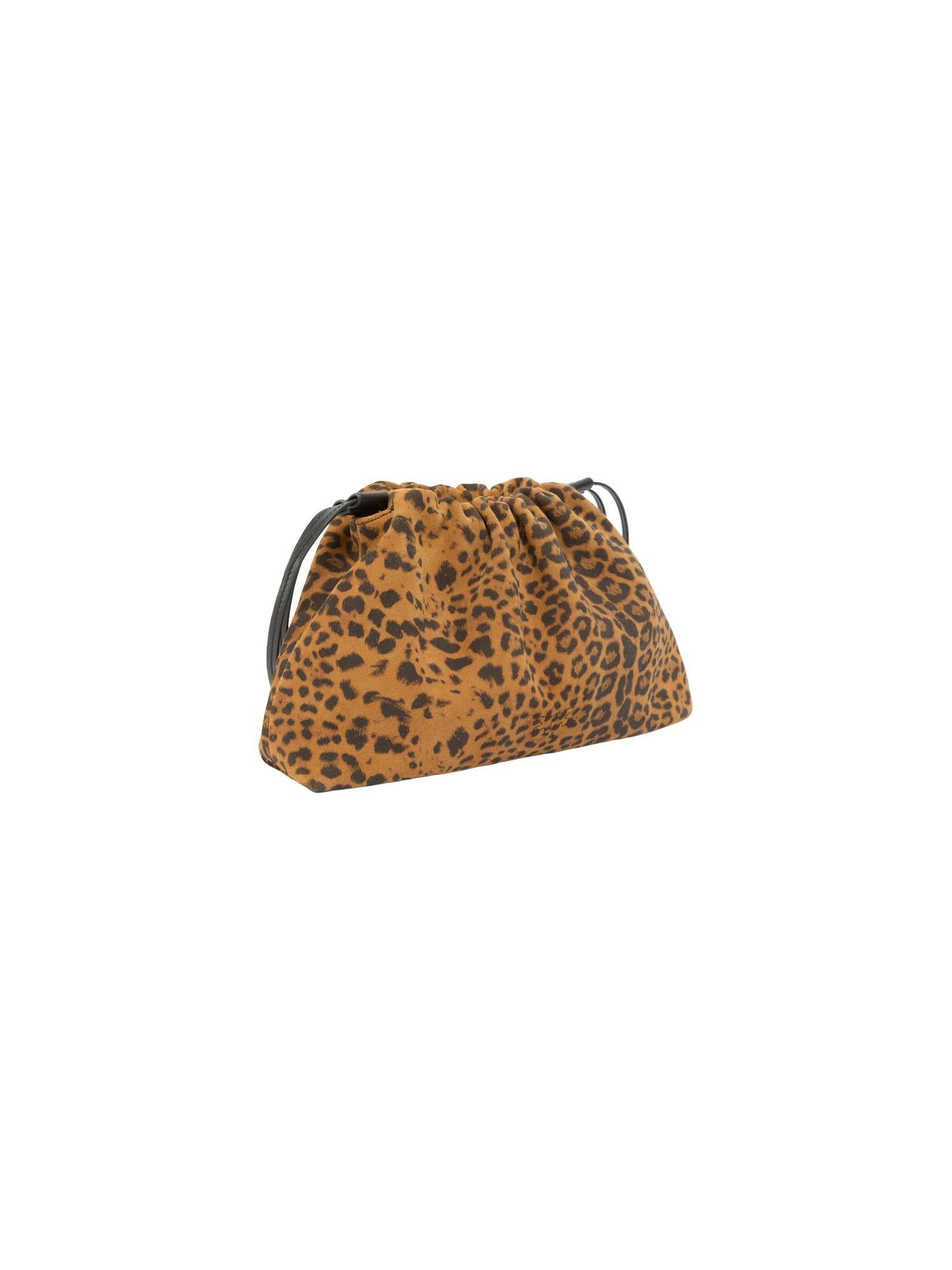 Pinko Borsa leopardata in suede