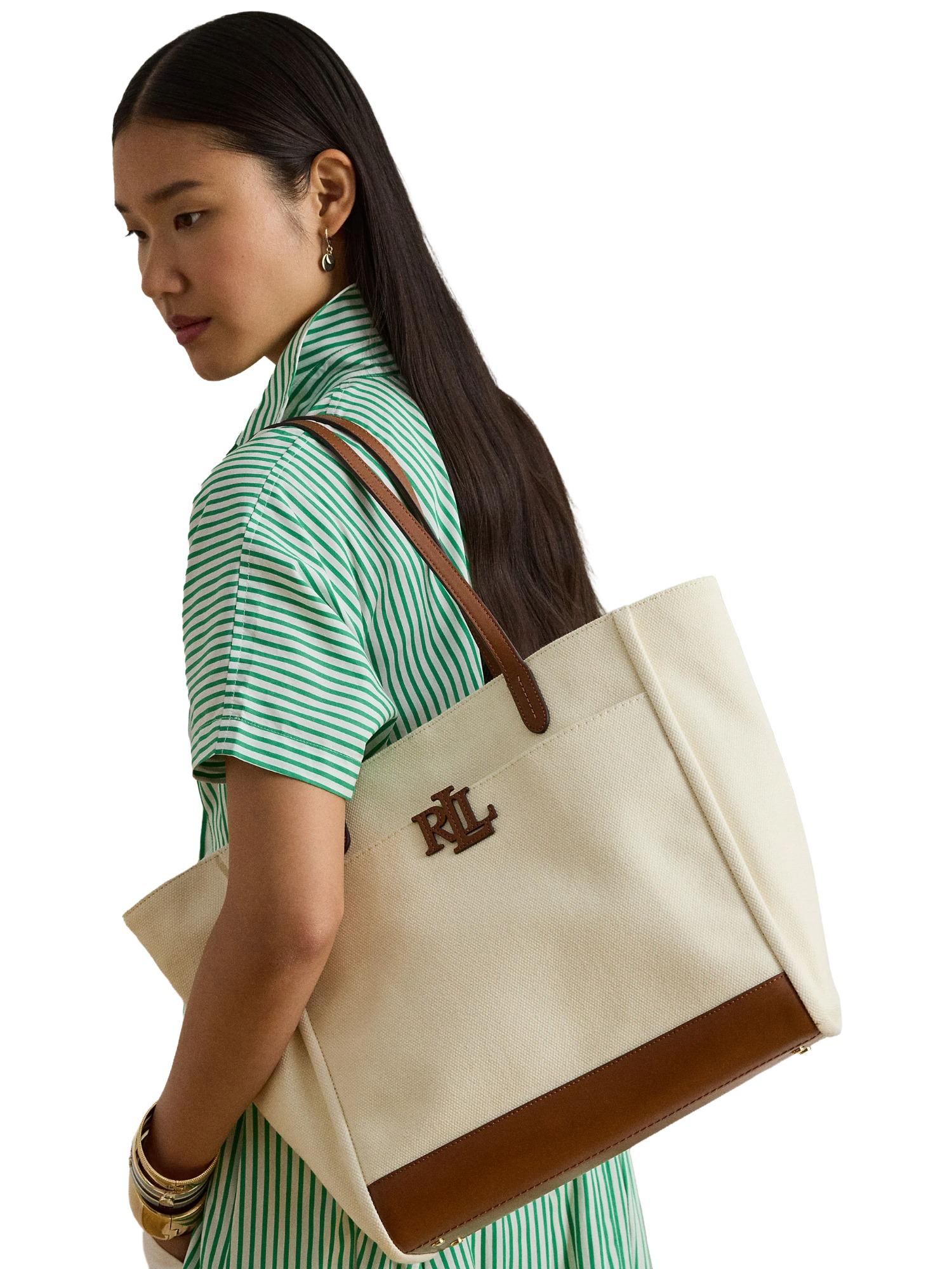 Lauren Ralph Lauren Borsa grande in canvas Cameryn
