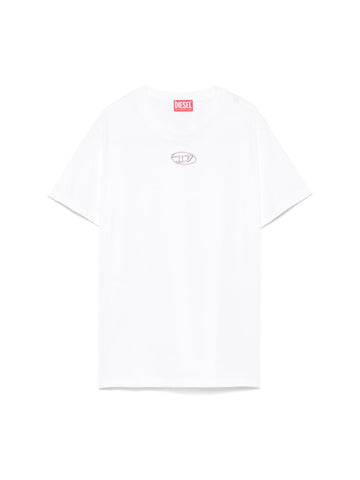 Diesel T-shirt con logo Oval D T-Regs-Od-Q1