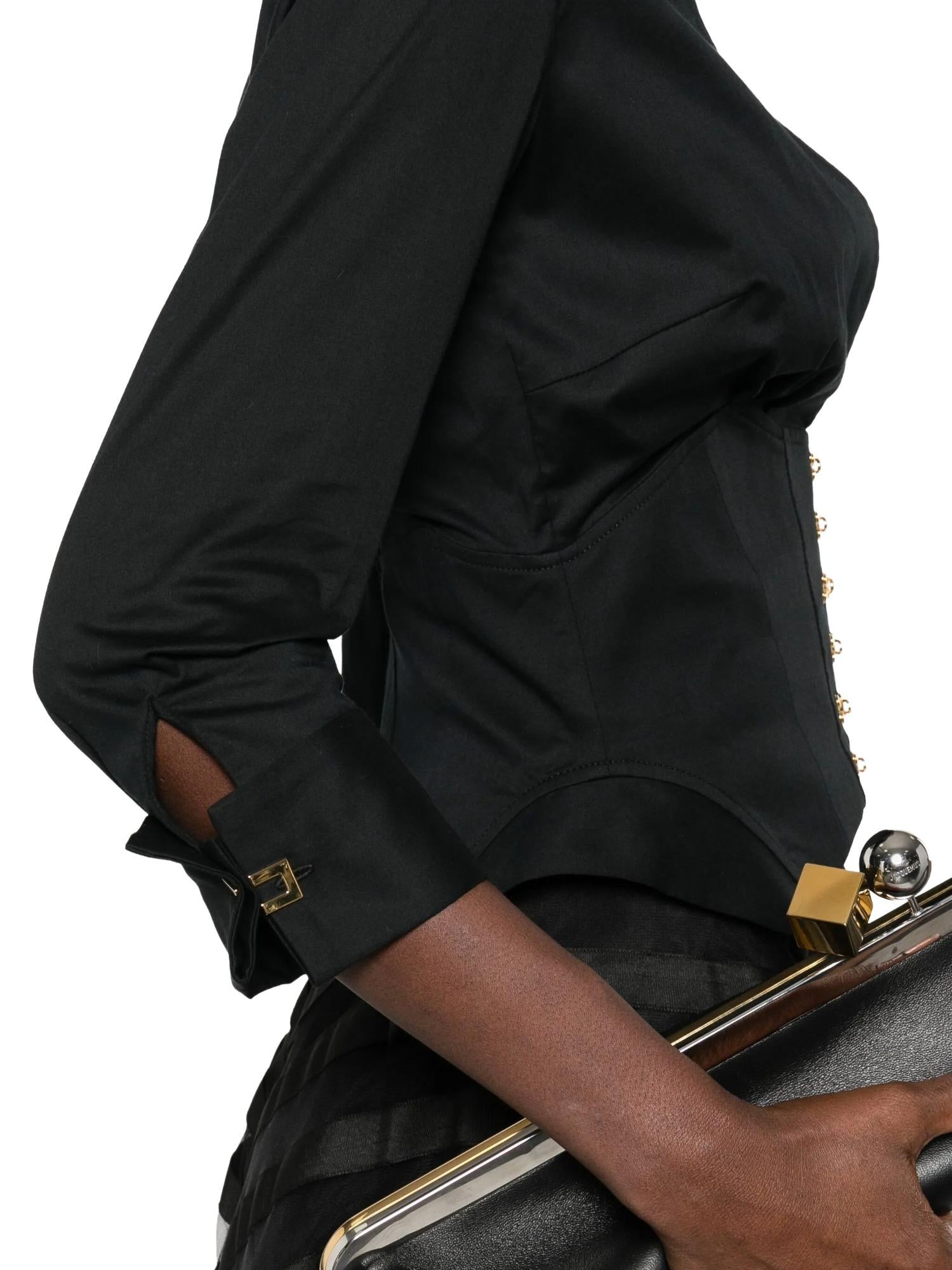 Elisabetta Franchi Camicia con ganci gioiello