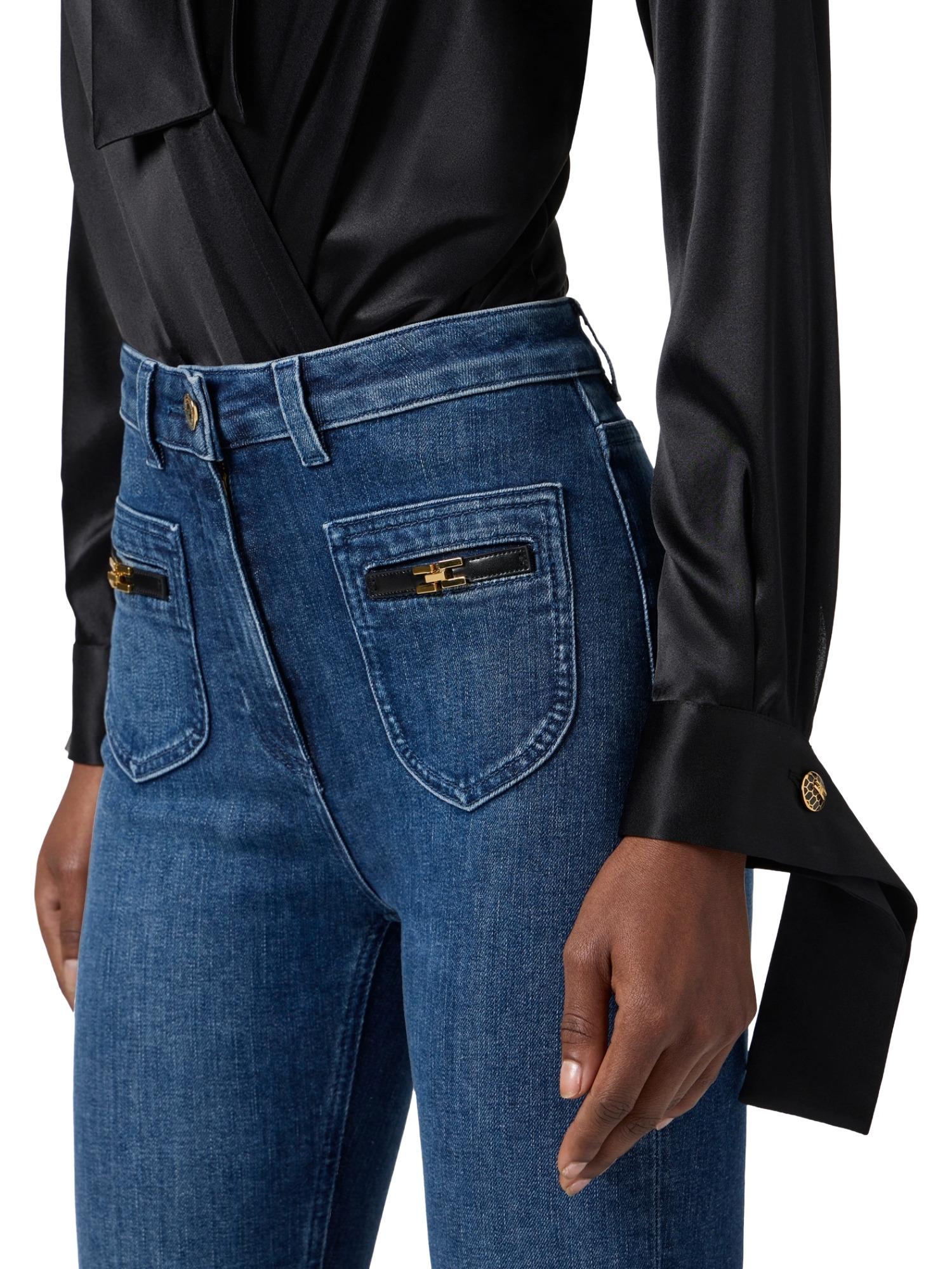 Elisabetta Franchi Camicia a body in raso