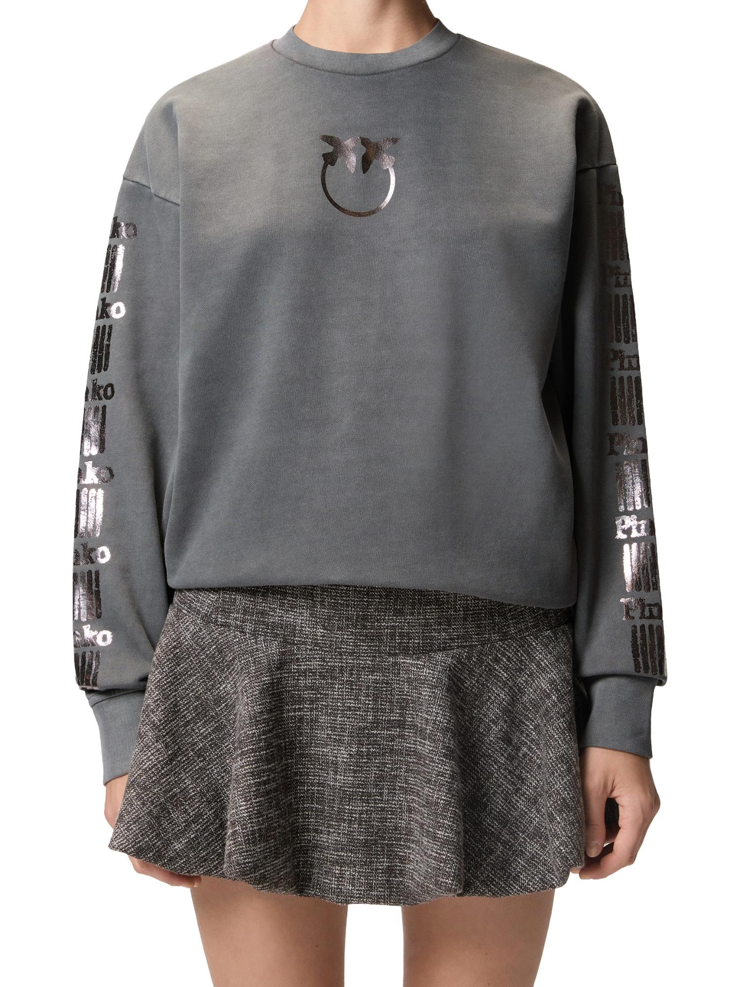 Pinko Felpa con stampa laminata Mindelo