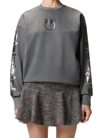 Pinko Felpa con stampa laminata Mindelo