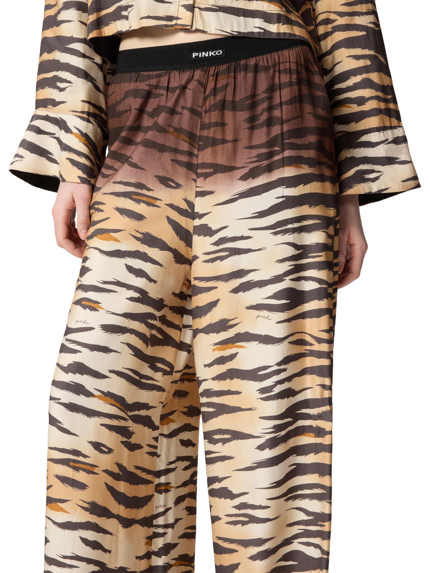 Pinko Pantalone con stampa tigrata Persy