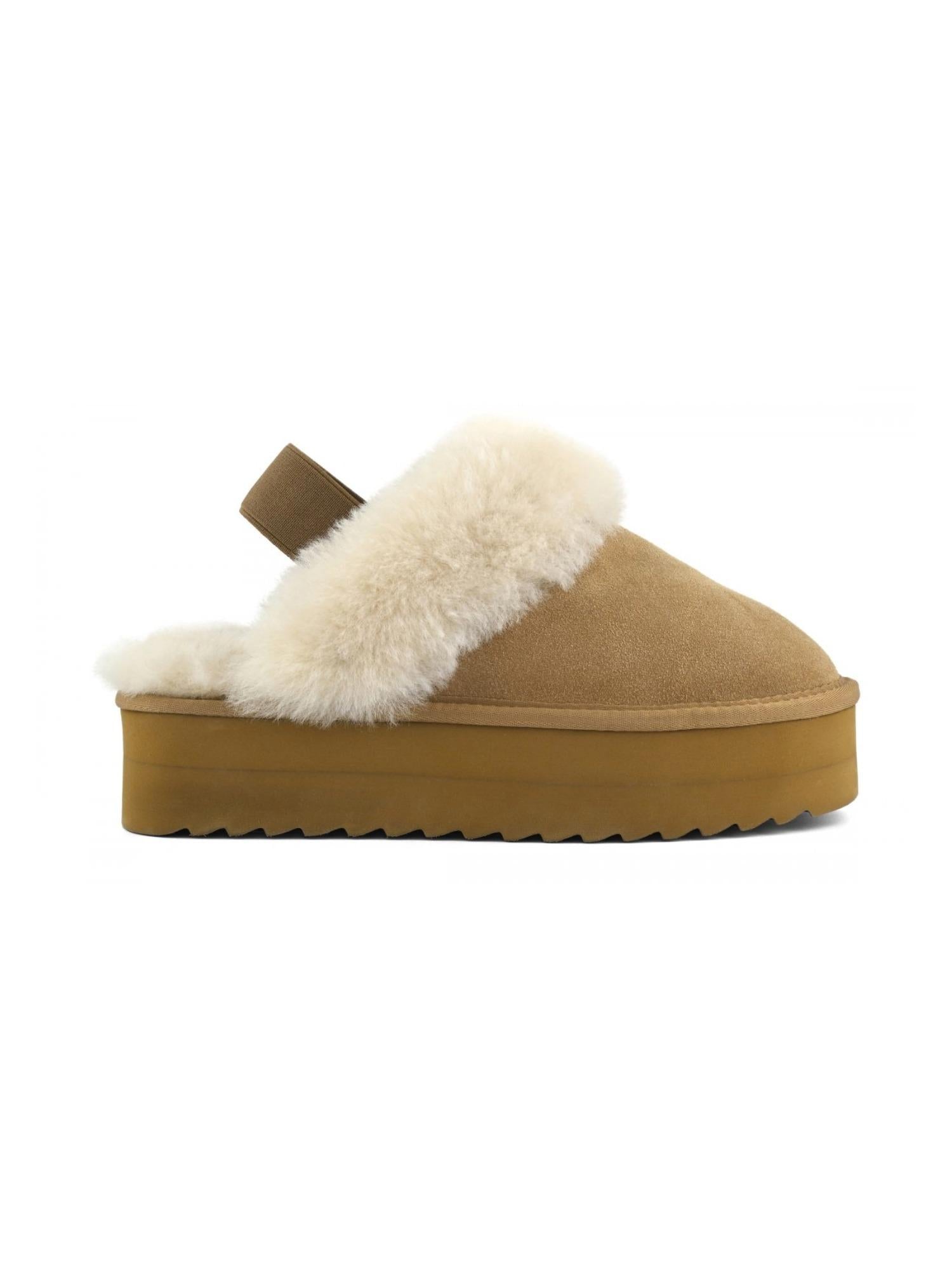 Colors of California Slipper platform in suede