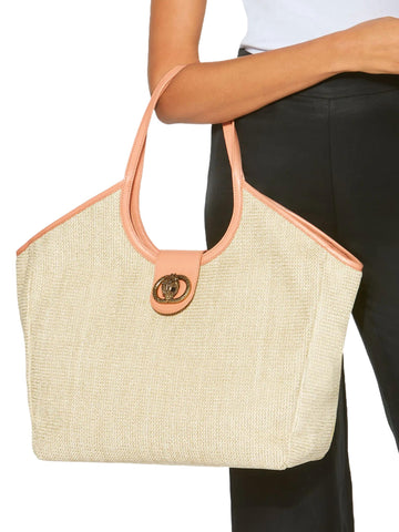 Kurt Geiger Borsa tote in rafia Chelsea