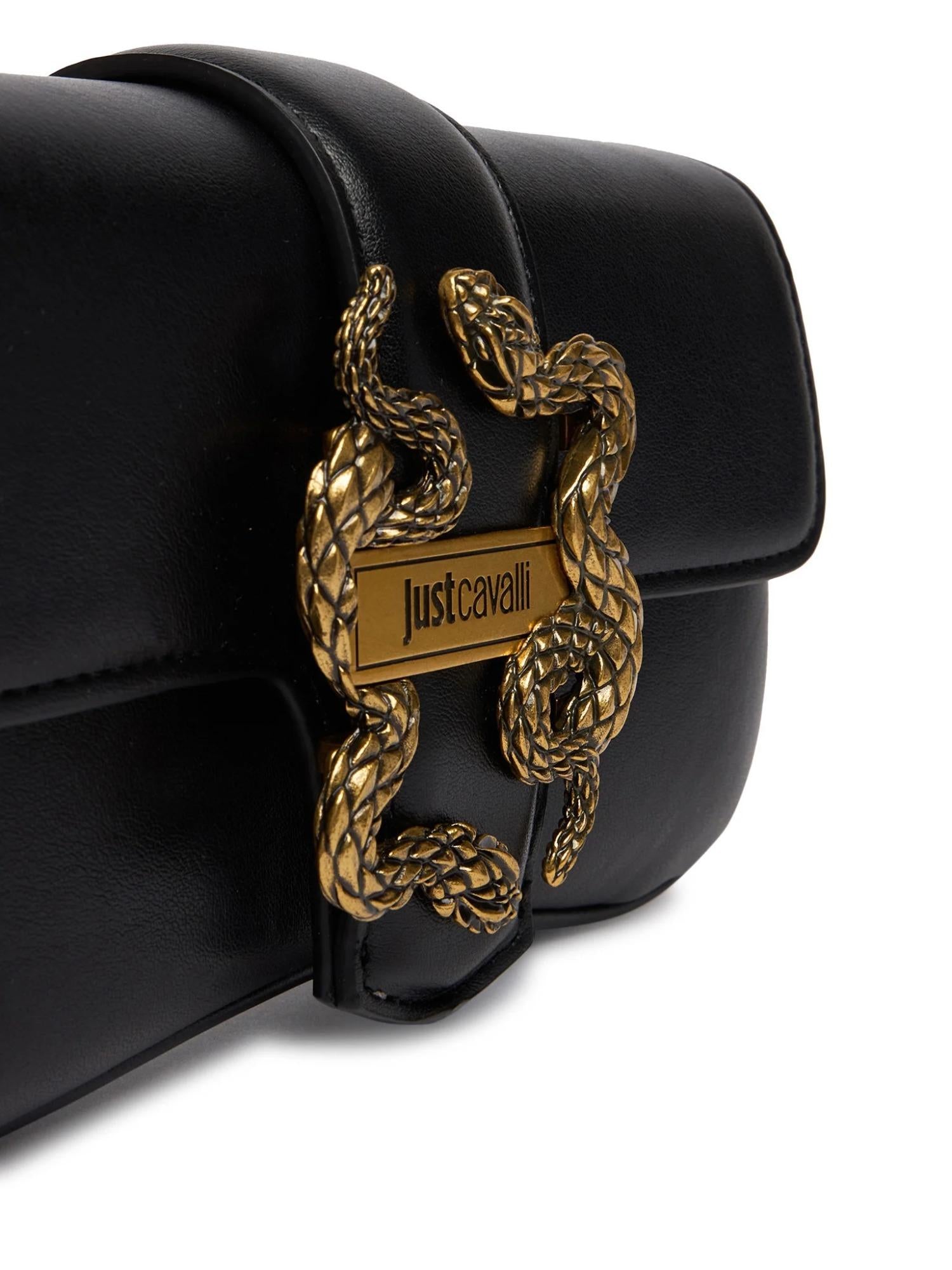 Just Cavalli Borsa con fibbia snake