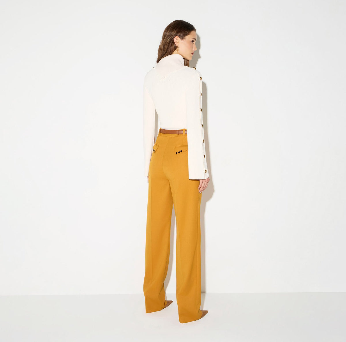 Pantaloni in gabardina