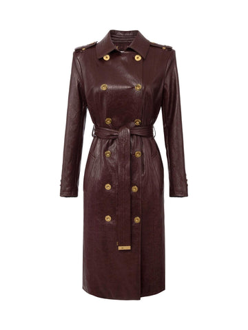 Elisabetta Franchi Trench in craquelè