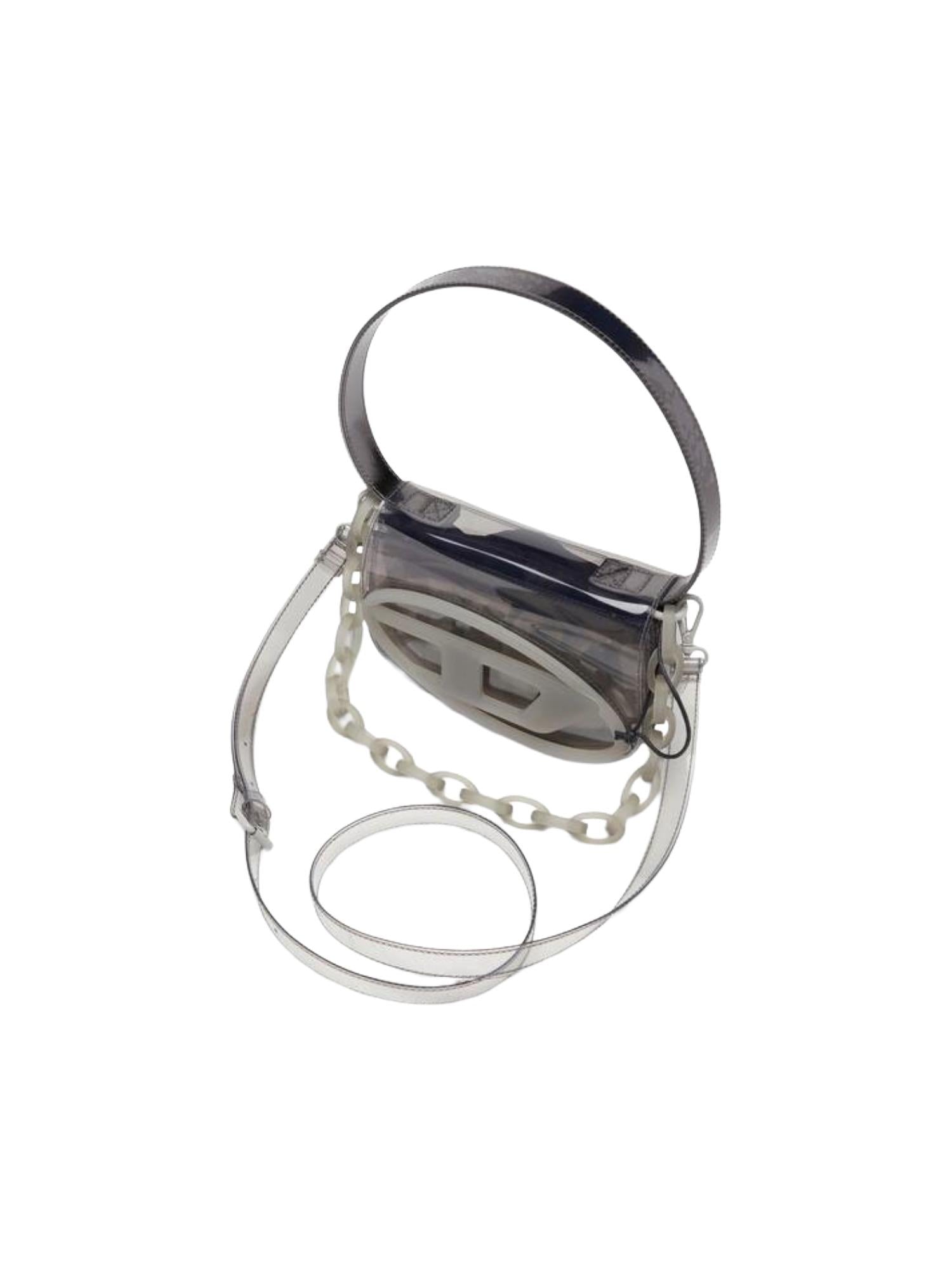 Diesel Borsa 1DR in TPU trasparente