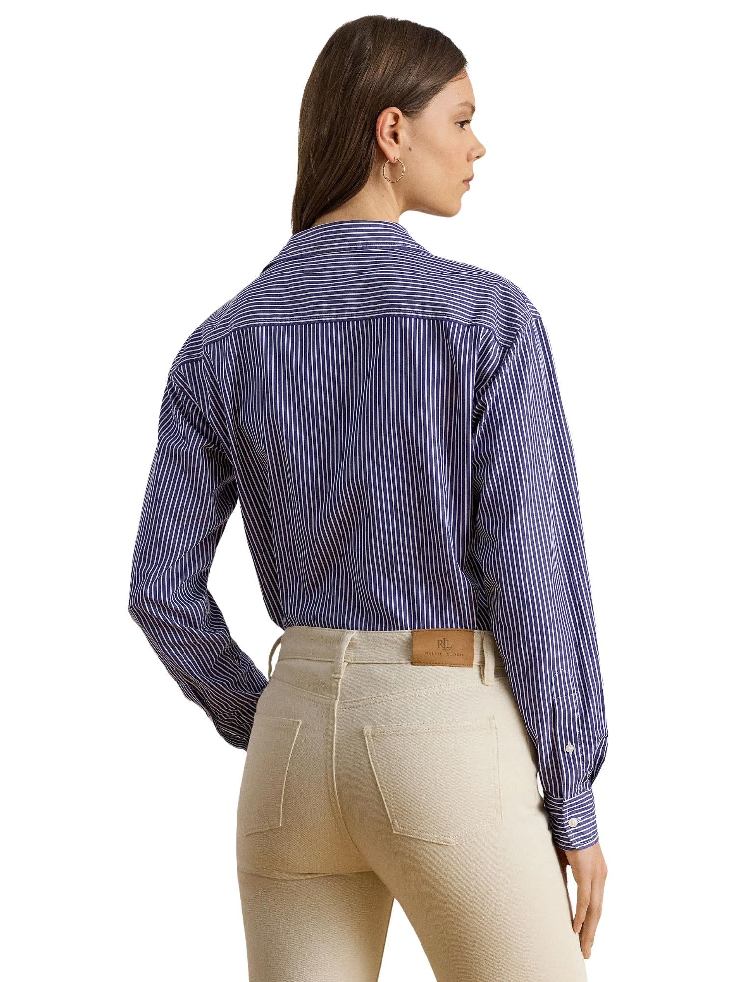 Lauren Ralph Lauren Camicia a righe con ricamo Kotta