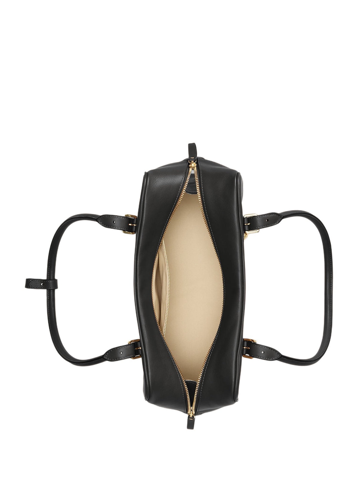 Borsa a tracolla grande in pelle con cerniera Marcy