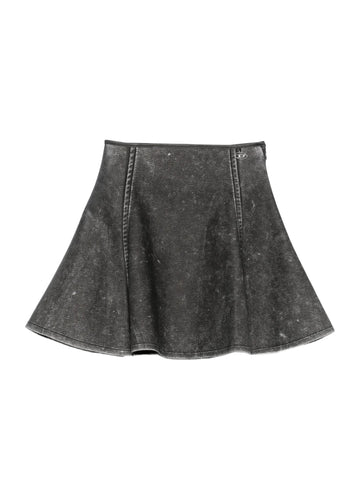 Minigonna svasata in materiale bonded