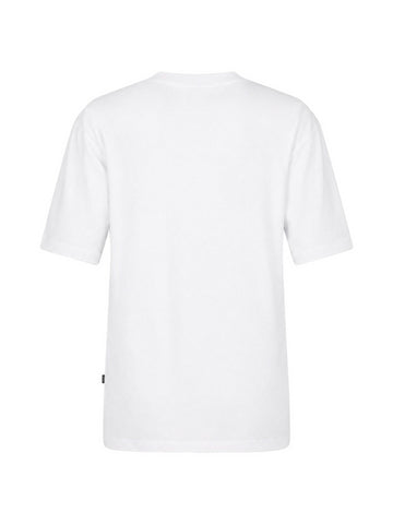 T-shirt Girocollo con Logo Sul Petto