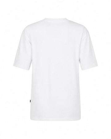 T-shirt Girocollo con Logo Sul Petto